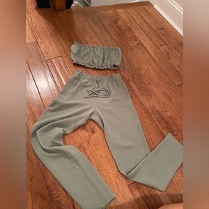 Tube Top Pant Set